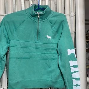 VS PINK mint green sweatshirt size XS